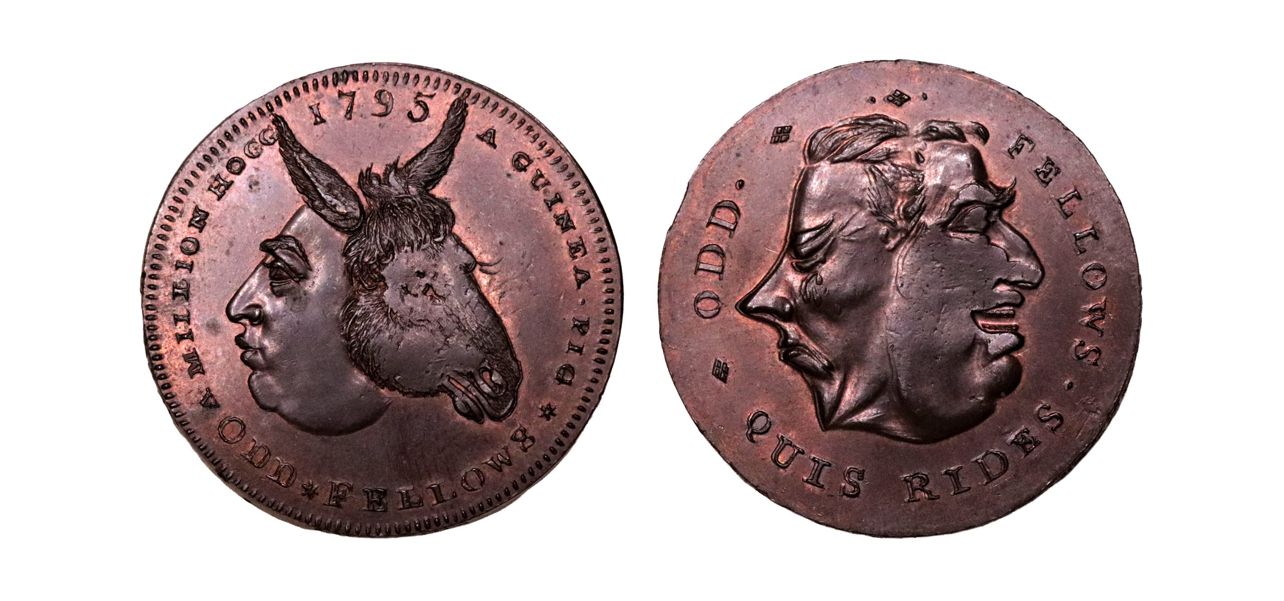 Lot 177 - Middlesex Spence halfpenny D&H 795a, die-rotation