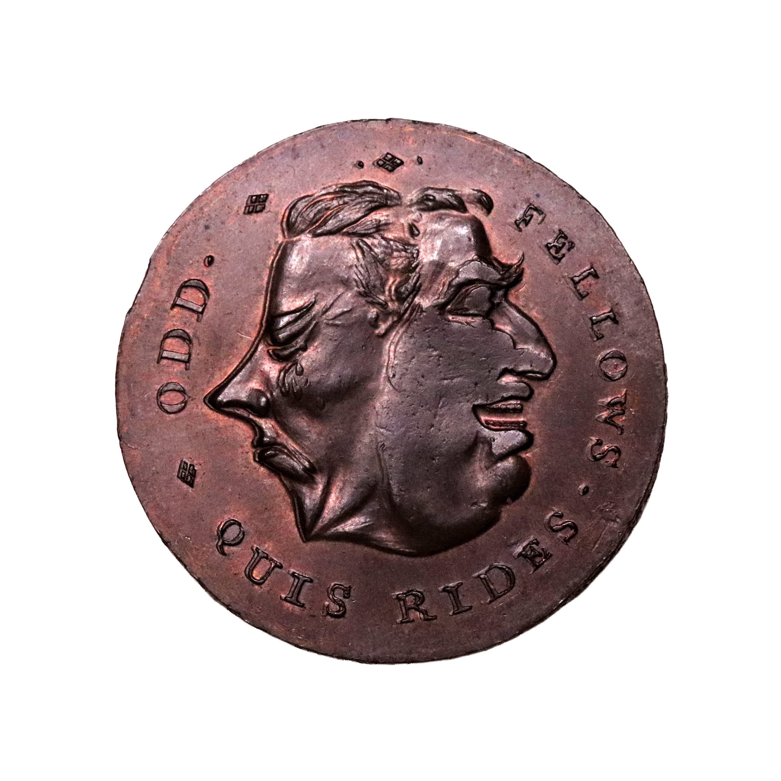 Lot 177 - Middlesex Spence halfpenny D&H 795a, die-rotation - Image 3