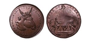 Lot 181 - Middlesex Spence halfpenny D&H 797a, Scarce