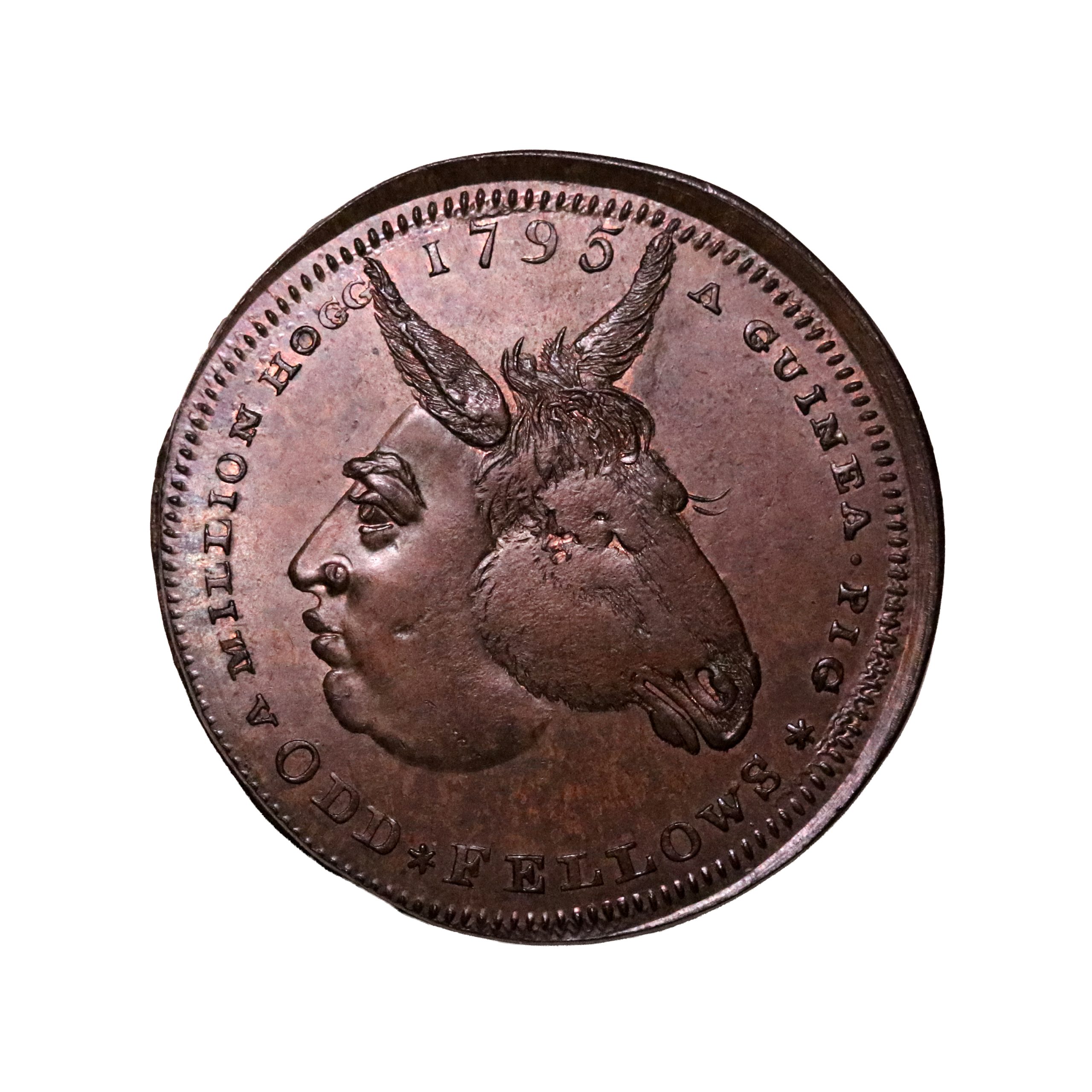 Lot 181 - Middlesex Spence halfpenny D&H 797a, Scarce - Image 2