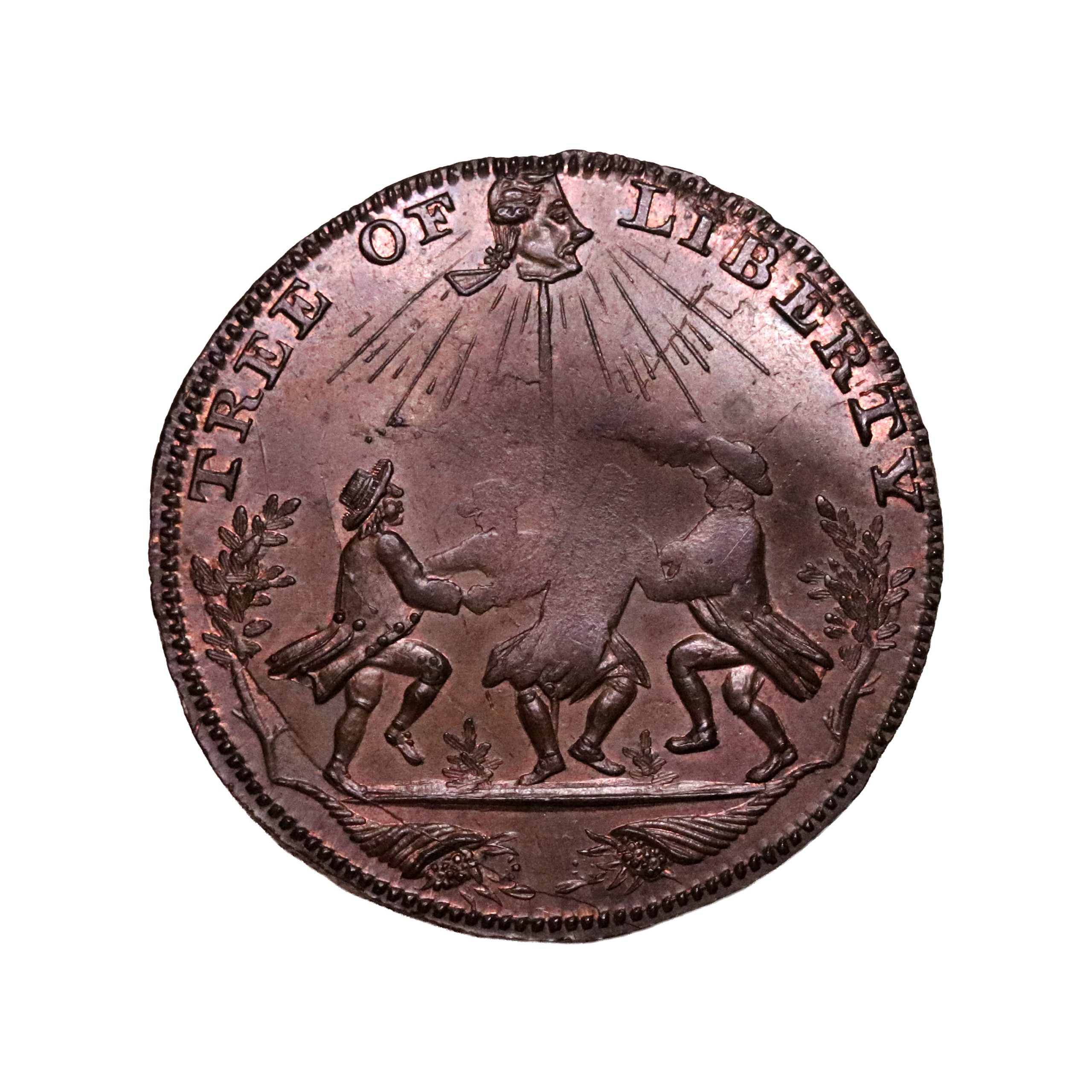 Lot 181 - Middlesex Spence halfpenny D&H 797a, Scarce - Image 3