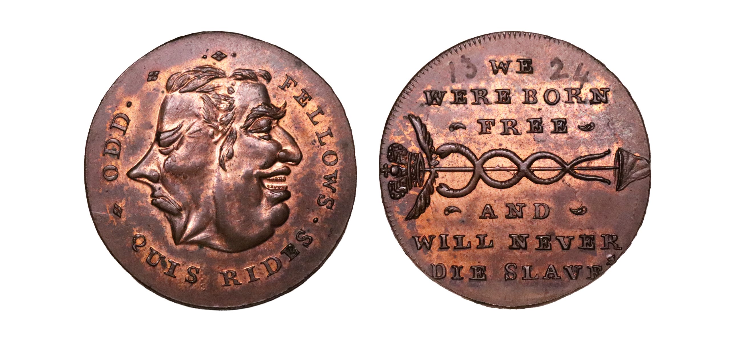 Lot 183 - Middlesex Spence halfpenny D&H 800, Ex-Batty