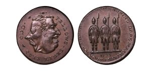 Lot 186 - Middlesex Spence halfpenny D&H 803a (?)