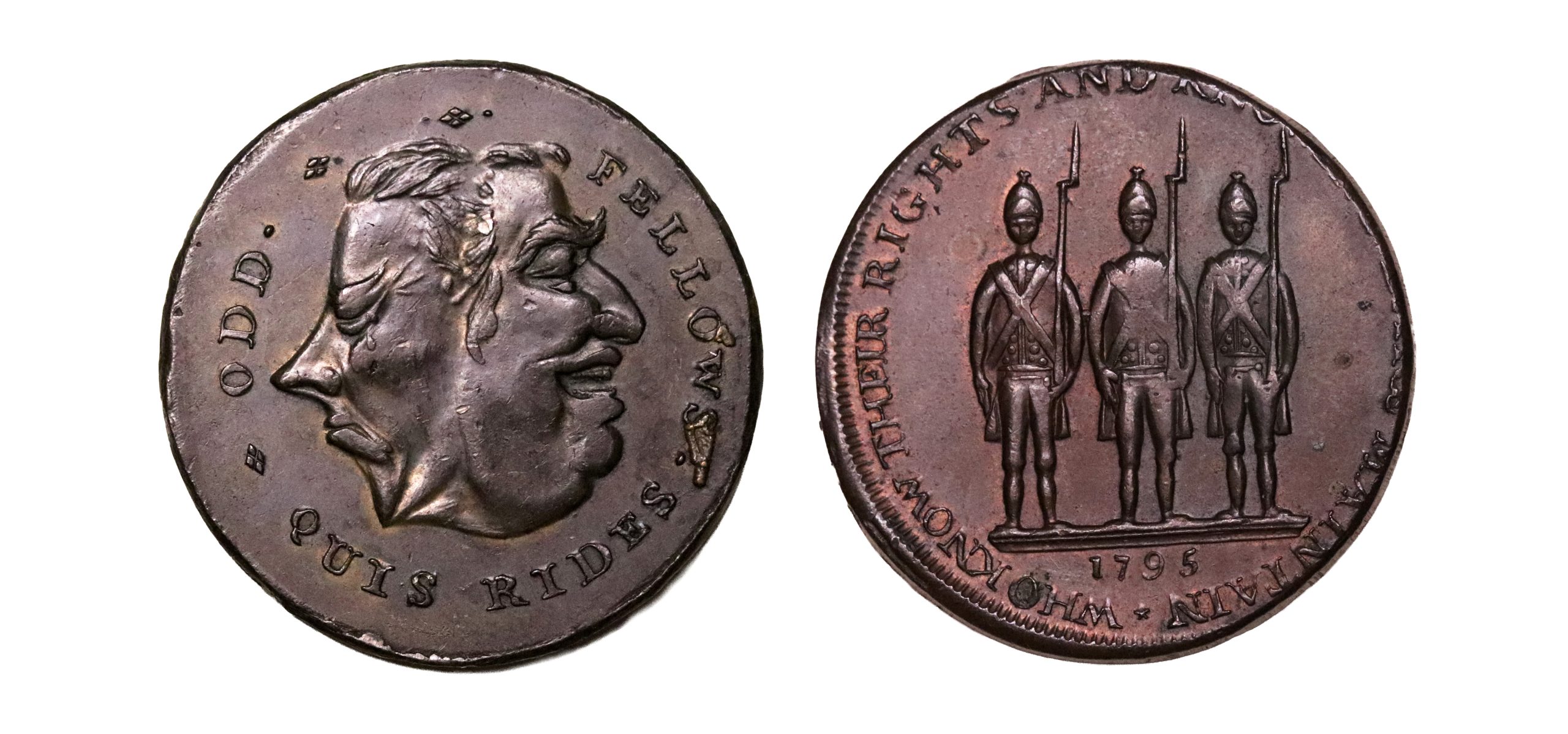 Lot 187 - Middlesex Spence halfpenny D&H 803c, Scarce