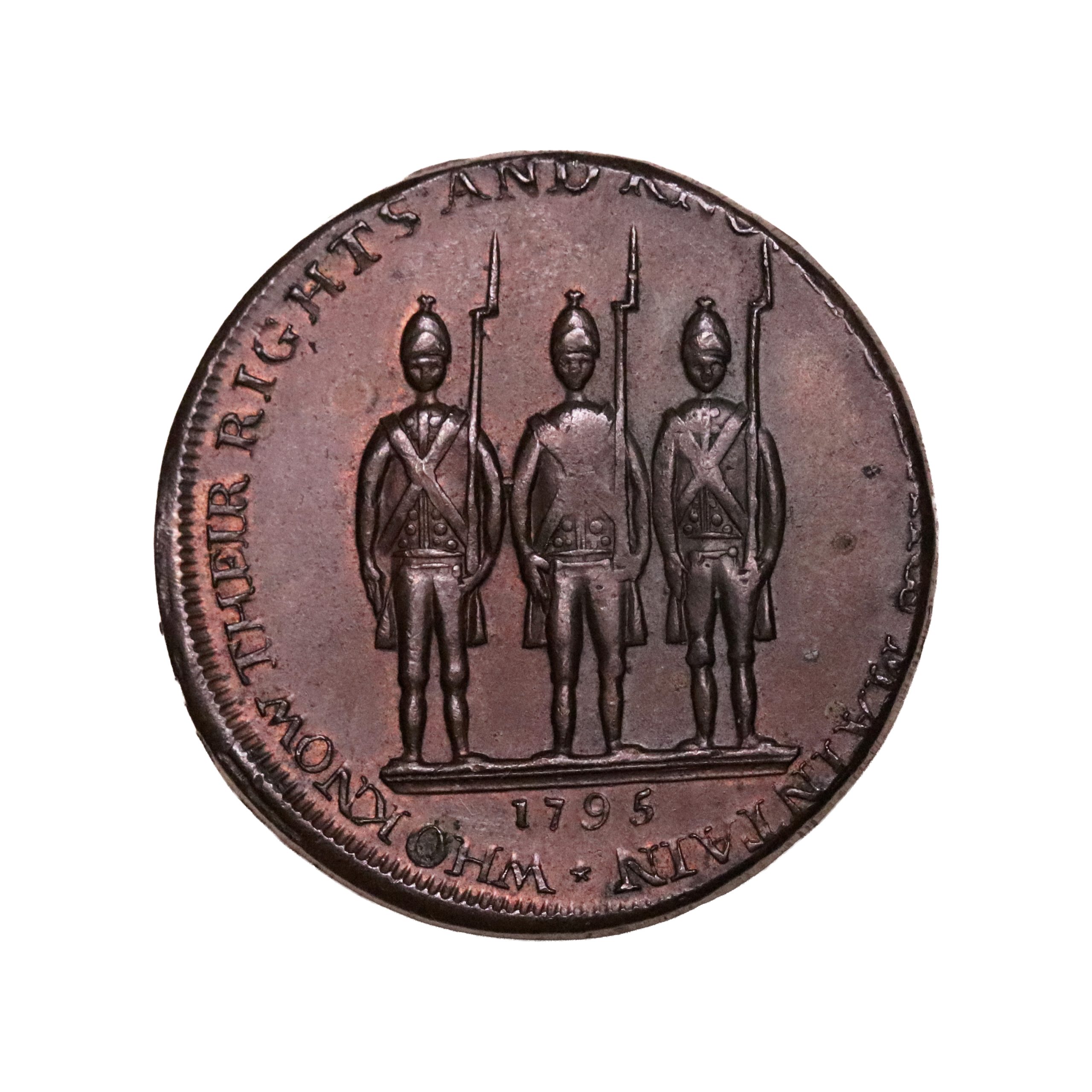 Lot 187 - Middlesex Spence halfpenny D&H 803c, Scarce - Image 3