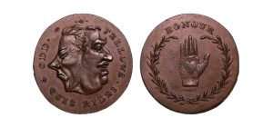 Lot 190 - Middlesex Spence halfpenny D&H 804c, large & thin flan