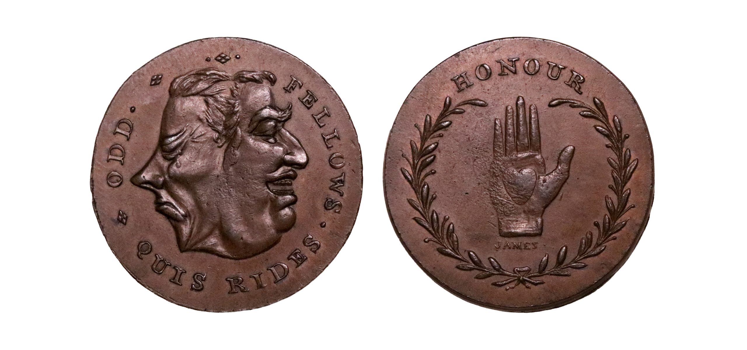 Lot 190 - Middlesex Spence halfpenny D&H 804c, large & thin flan