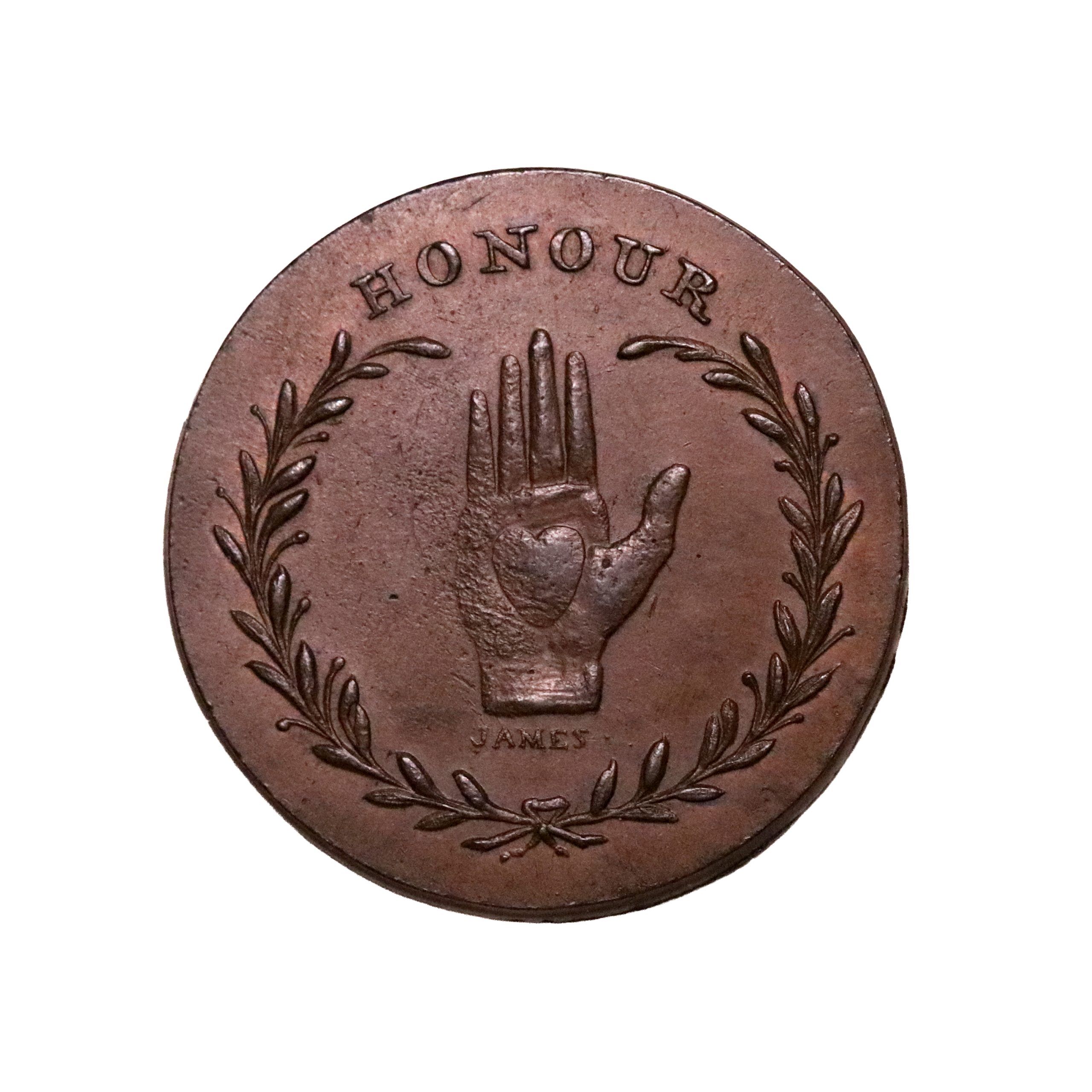 Lot 190 - Middlesex Spence halfpenny D&H 804c, large & thin flan - Image 3