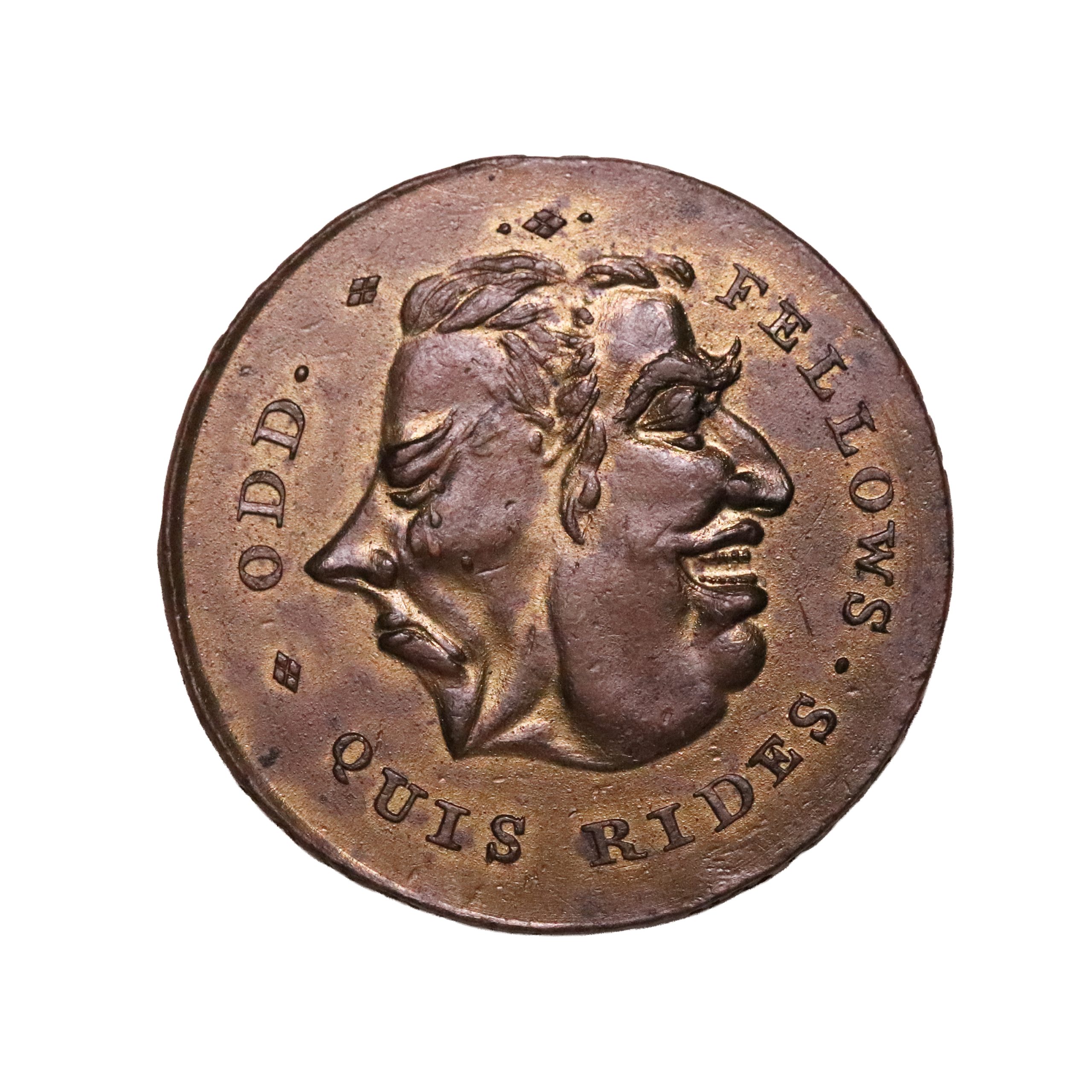 Lot 192 - Middlesex Spence halfpenny D&H 806, Brass? Ex-Spence/Fawcett/Litman/Longman - Image 2