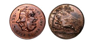 Lot 194 - Middlesex Spence halfpenny D&H 808a, RR, Ex-Spence/Fawcett/Litman/Longman