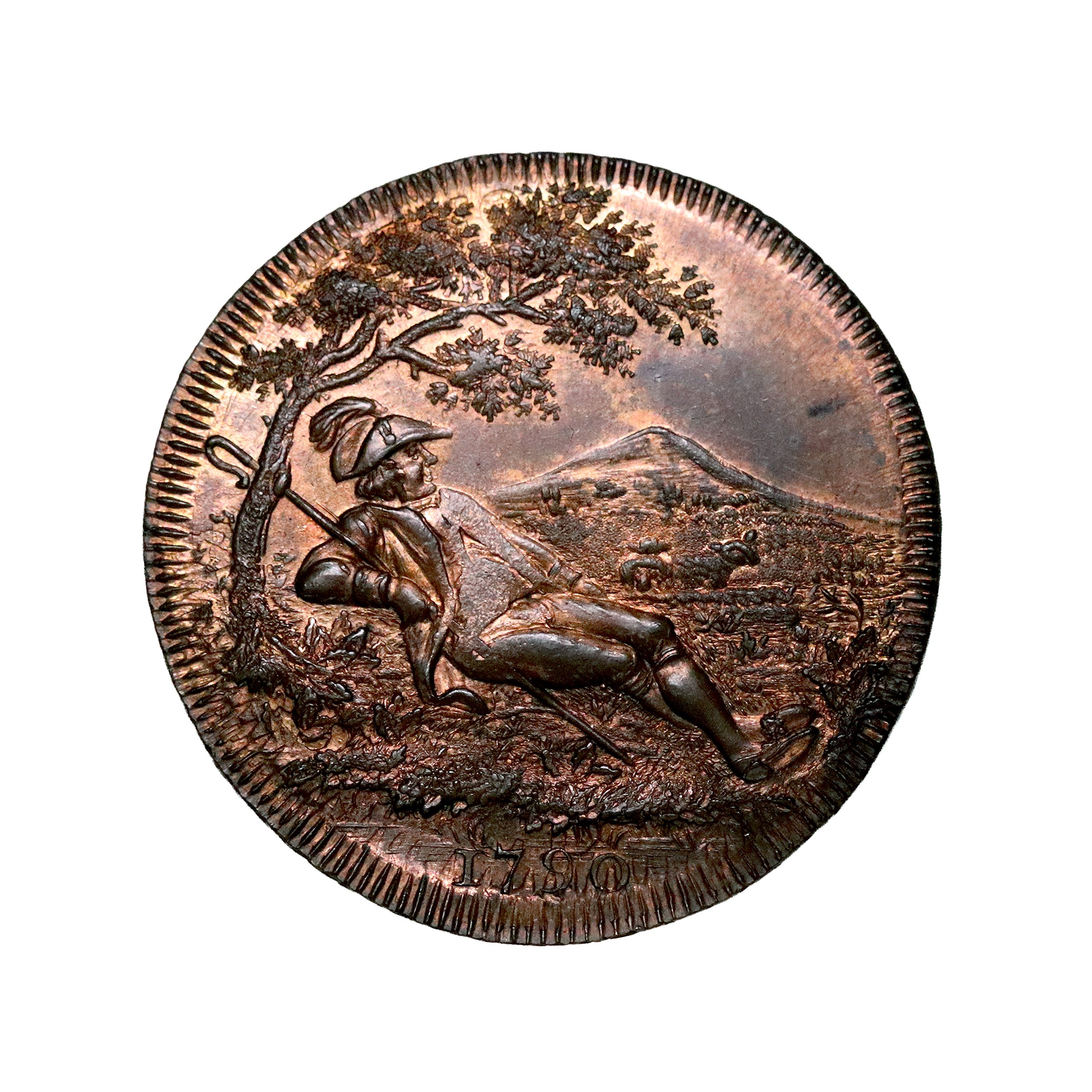 Lot 194 - Middlesex Spence halfpenny D&H 808a, RR, Ex-Spence/Fawcett/Litman/Longman - Image 3