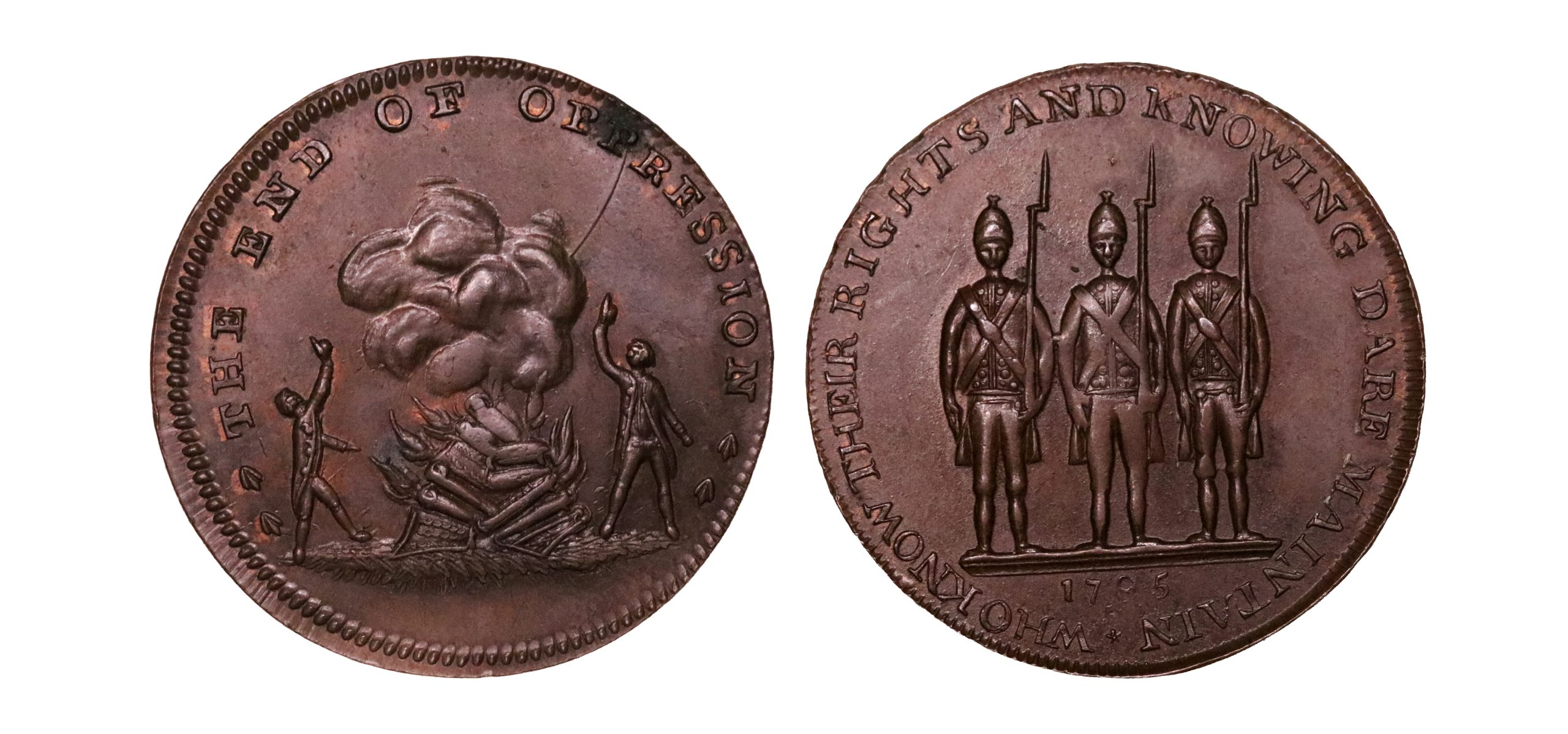 Lot 198 - Middlesex Spence halfpenny D&H 821, Scarce