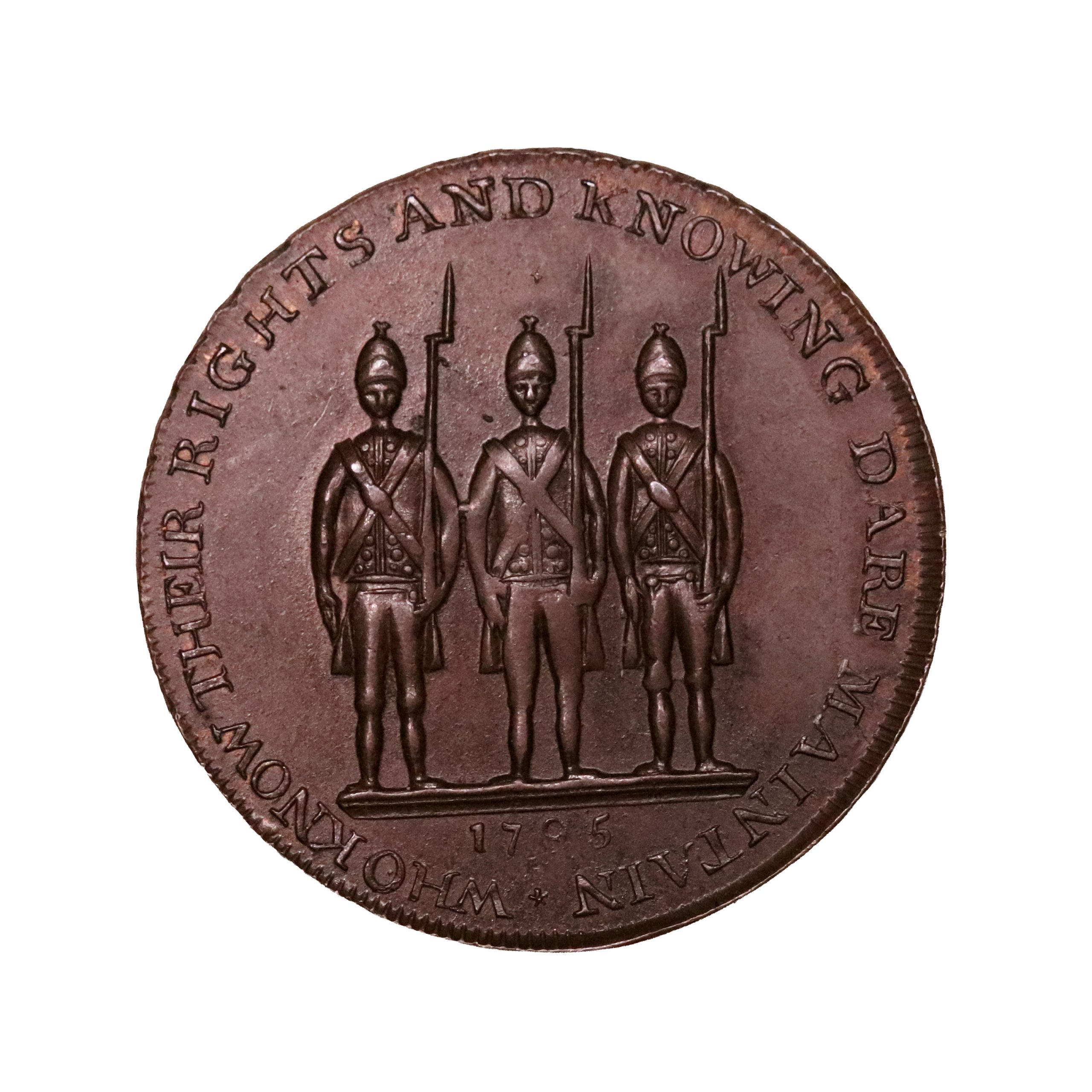 Lot 198 - Middlesex Spence halfpenny D&H 821, Scarce - Image 3