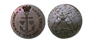 Lot 200 - Middlesex Spence halfpenny D&H 839a, Rare