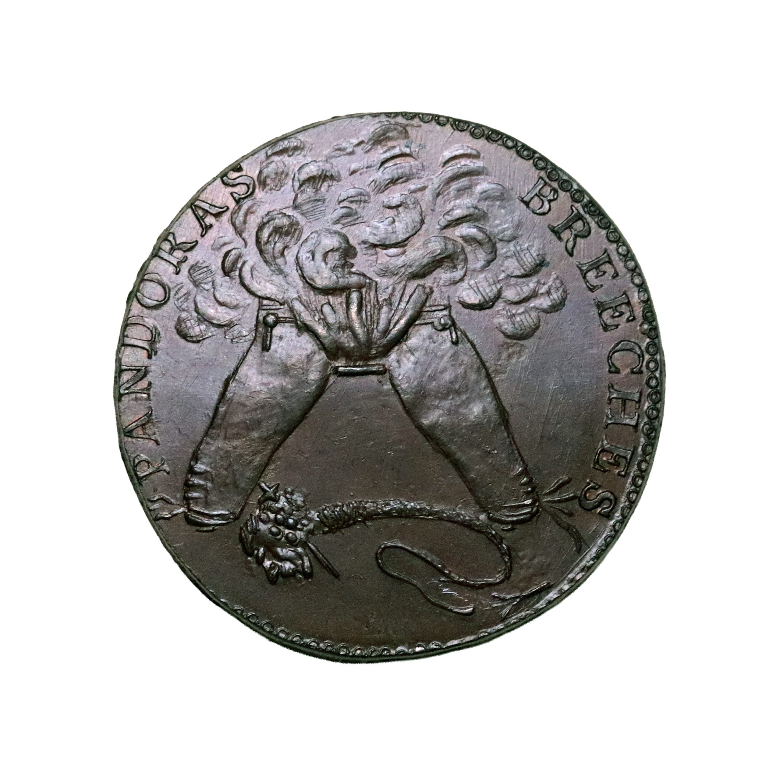 Lot 200 - Middlesex Spence halfpenny D&H 839a, Rare - Image 3