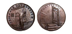 Lot 201 - Middlesex Spence halfpenny D&H 855, Scarce Guillotine, Gemmy