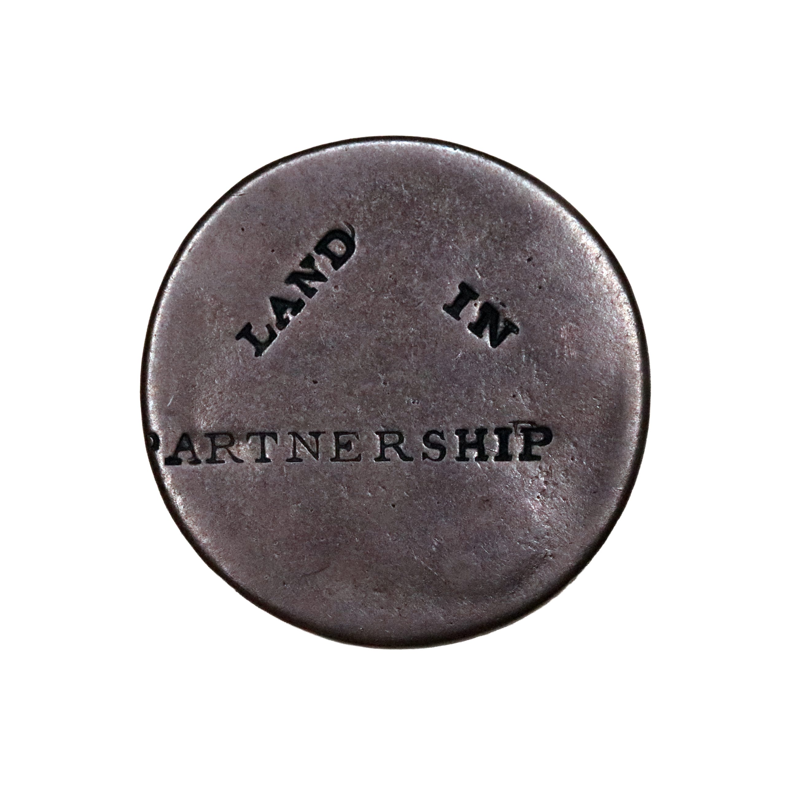 Lot 202 - Middlesex Spence c/m "THE LAND IS OURS" halfpenny, blank host - Image 2