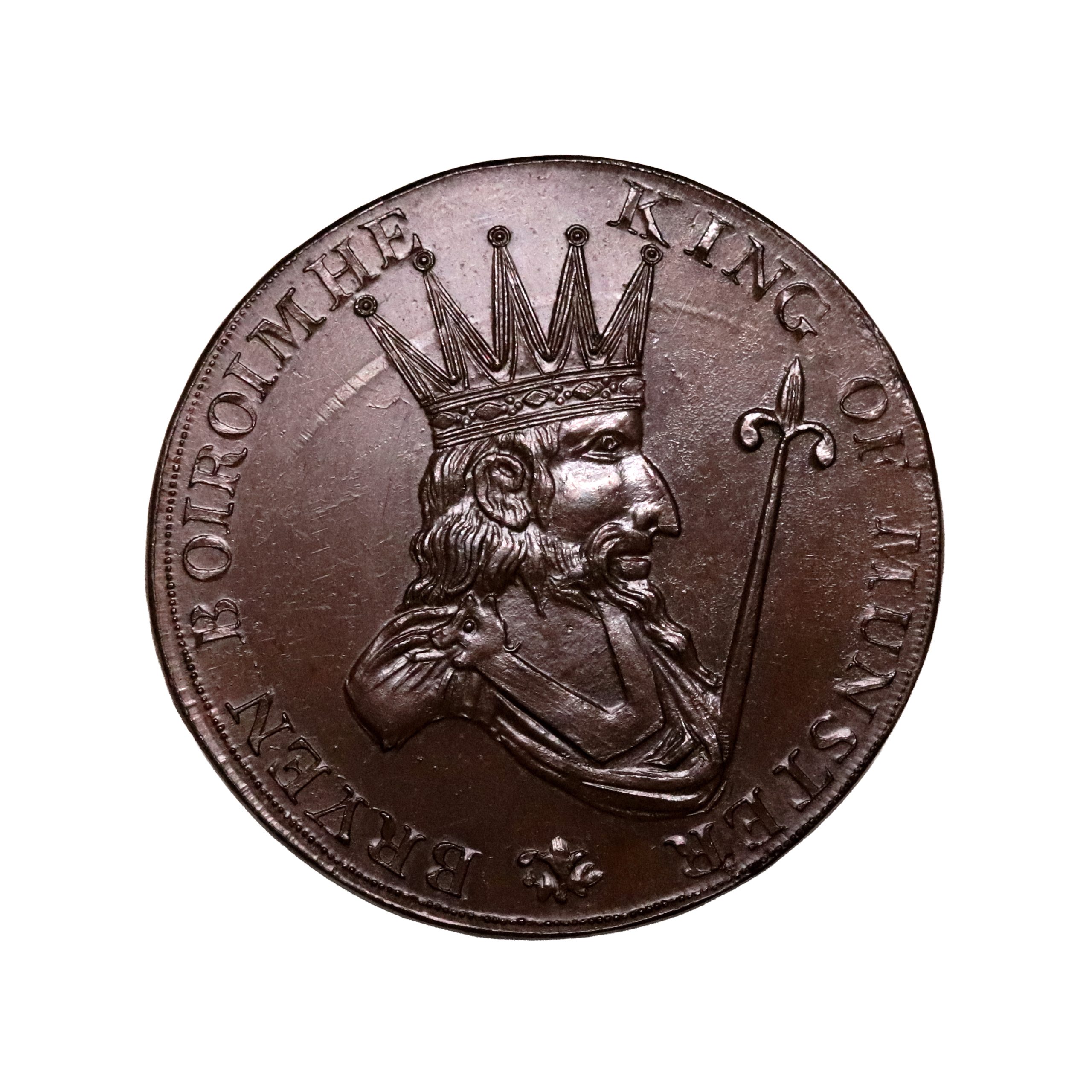 Lot 44 - Prattent's Munster Mule Halfpenny D&H 7a, Rare, Ex-Norman/Cokayne - Image 2