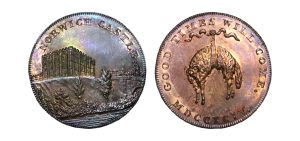 Lot 225 - Norfolk Norwich Copper Halfpenny D&H 12, Brilliant, Gem