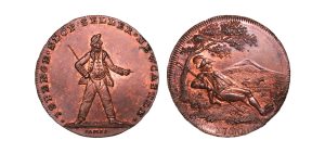 Lot 234 - Northumberland Newcastle Spence Halfpenny D&H 15, Scarce, Ex-Baldwin