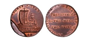 Lot 235 - Northumberland Newcastle Spence Halfpenny D&H 19, Gem, Ex-Baldwin