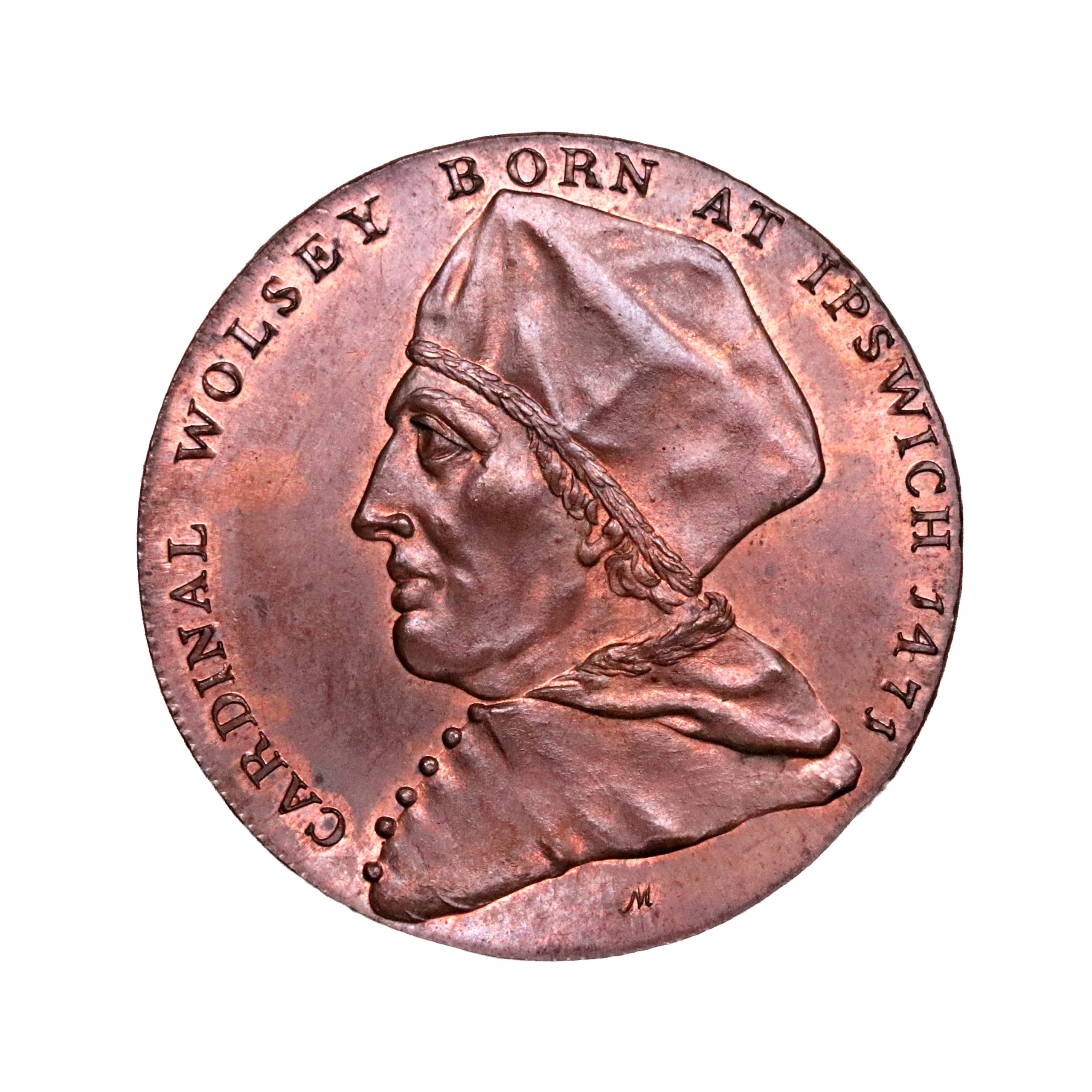 Lot 251 - Suffolk Ipswich Conder Halfpenny D&H 36a, Mostly red Gem, RR - Image 2