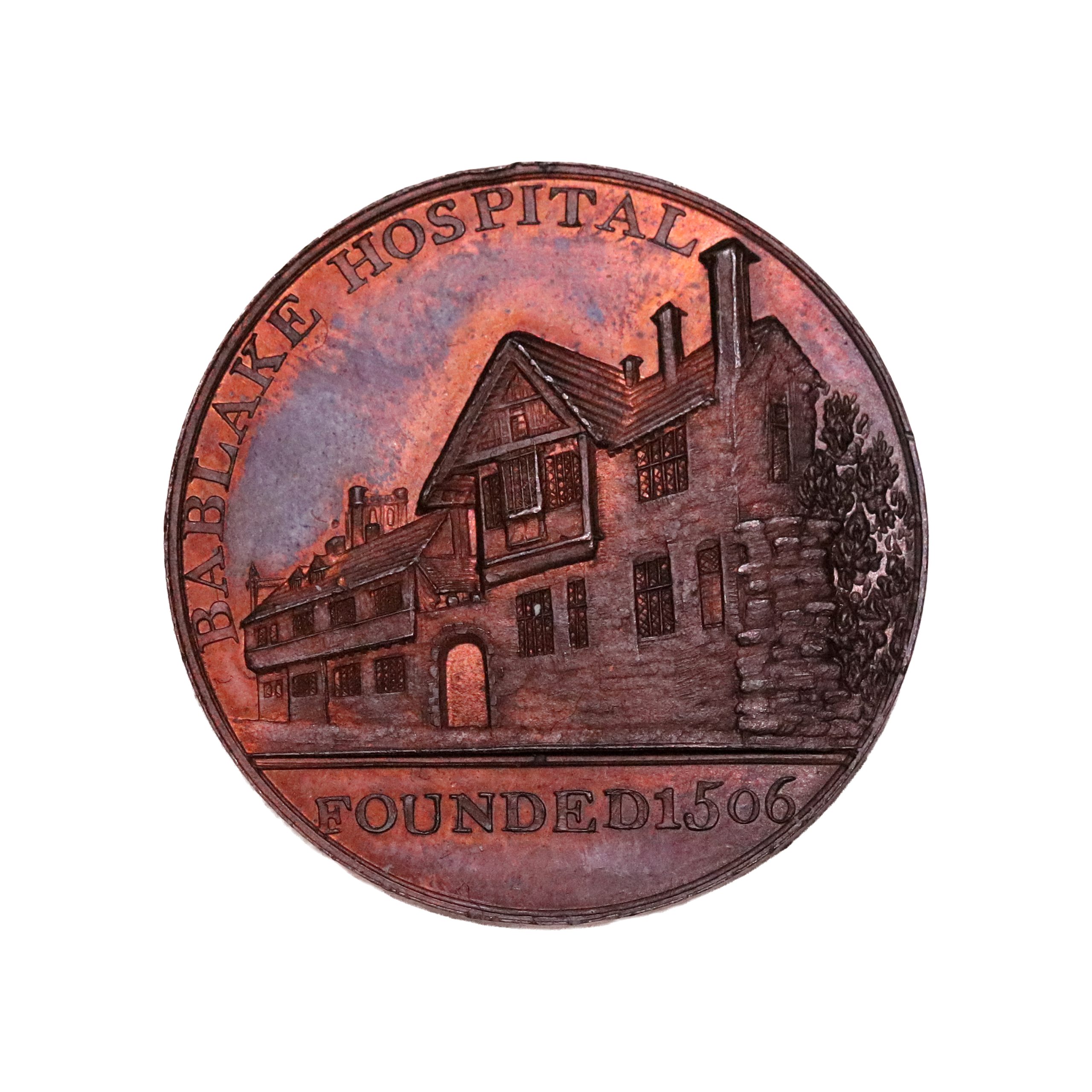 Lot 269 - Kempson's Warwickshire Coventry Halfpenny D&H 282a, much red, Gem - Image 2