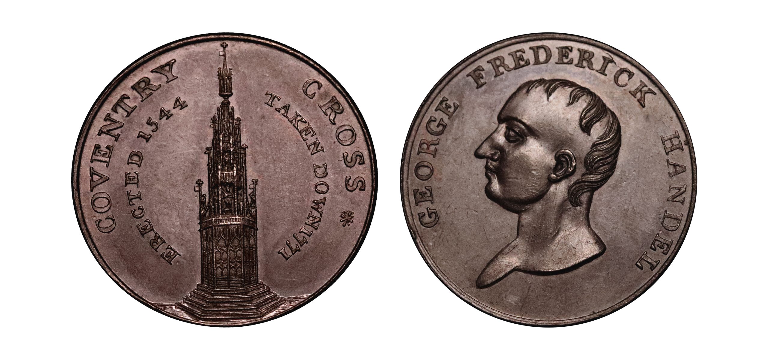 Lot 272 - Kempson's Warwickshire Coventry Mule Halfpenny D&H 287, Rare