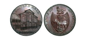 Lot 273 - Kempson's Warwickshire Coventry Halfpenny D&H 291, Bronzed