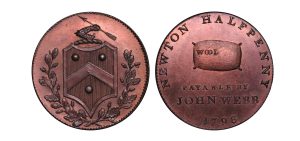 Lot 277 - Warwickshire Newton Halfpenny D&H 317, Full red, Gem