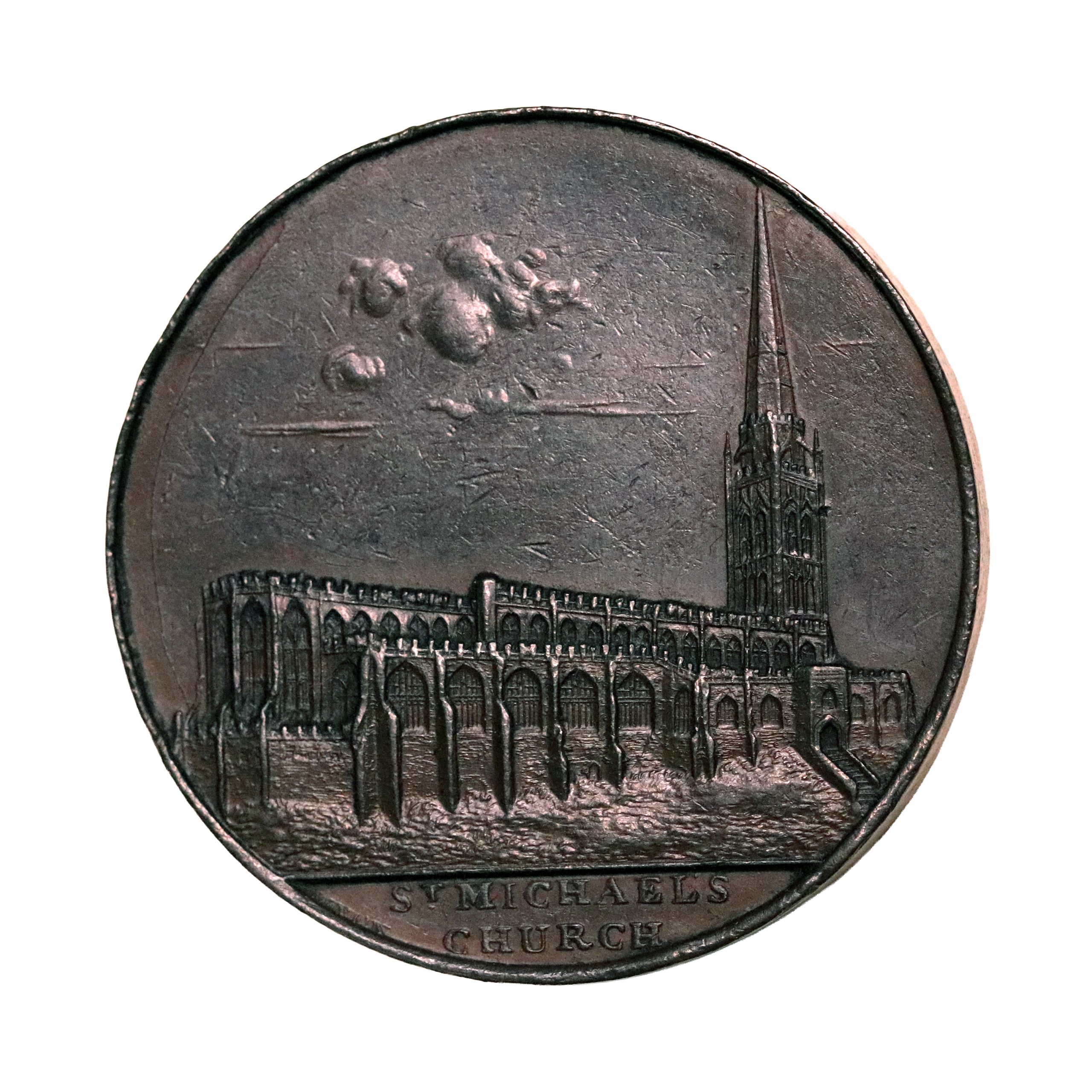 Lot 258 - Kempson's Warwickshire Coventry St. Michael's penny D&H 38a, Rare - Image 2