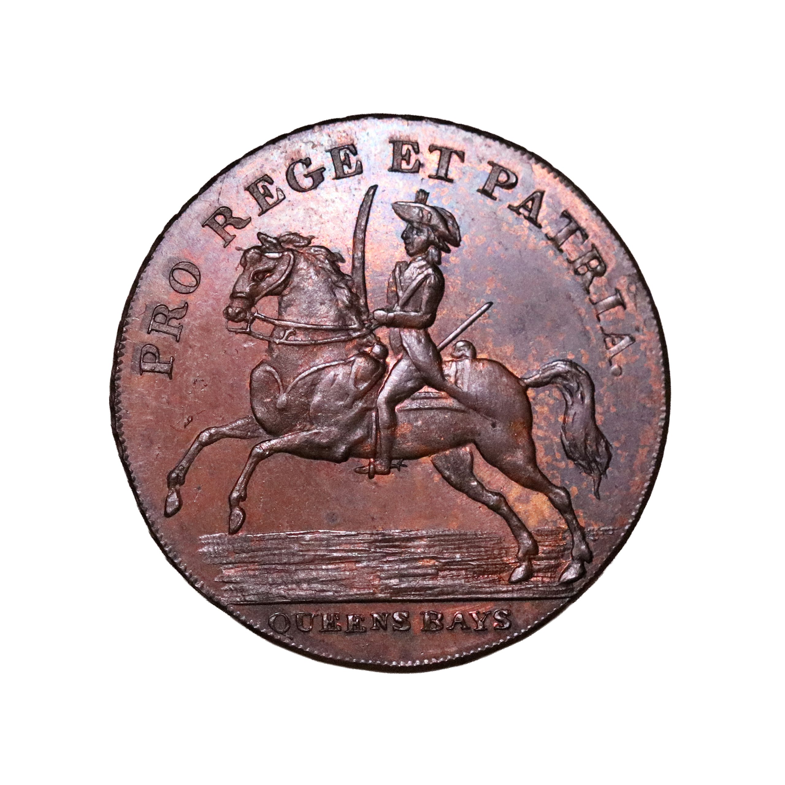 Lot 259 - Warwickshire Birmingham Mule Halfpenny D&H 61, Scarce, Ex-Deane - Image 3