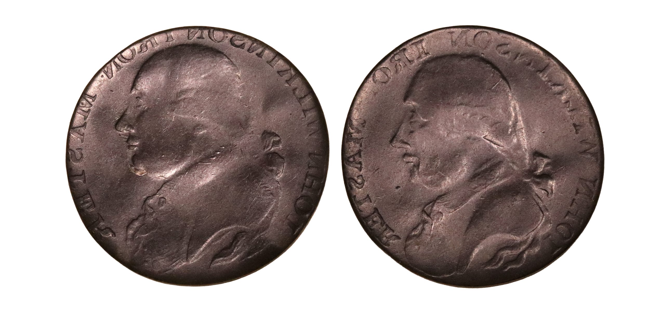Lot 279 - Warwickshire Wilkinson Halfpenny (D&H -), Double-Brockage