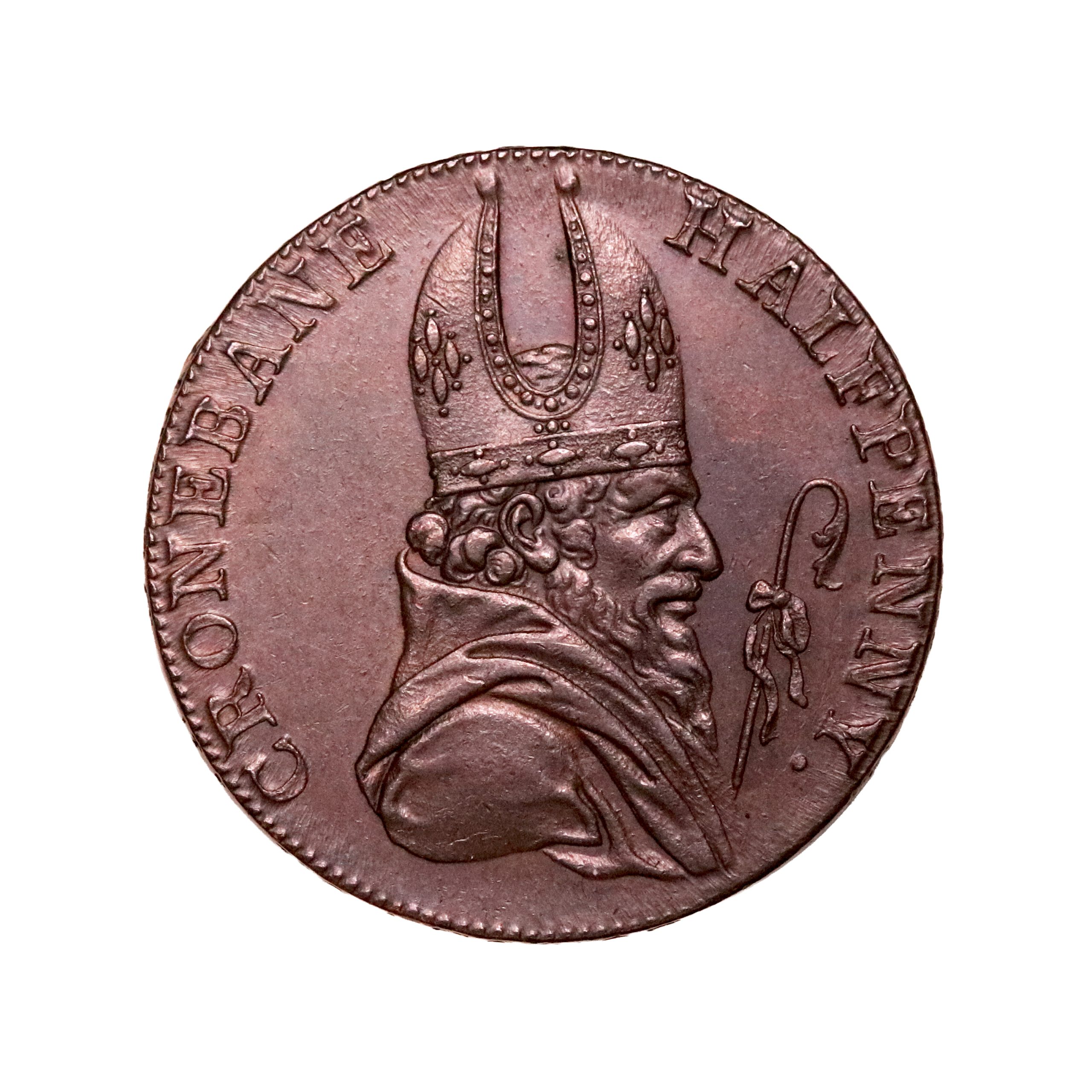 Lot 50 - Wicklow Cronebane Halfpenny D&H 11, Rare - Image 2