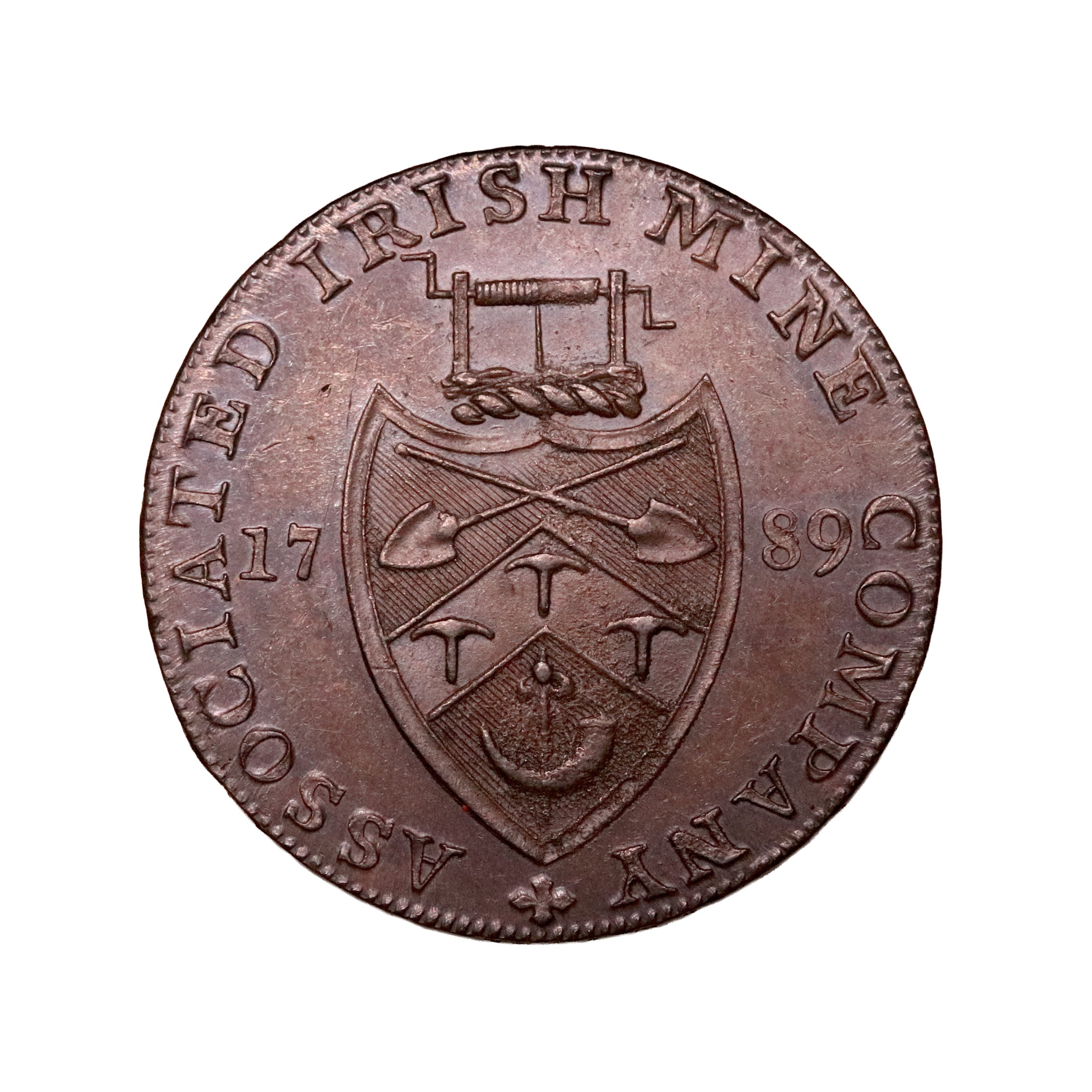 Lot 50 - Wicklow Cronebane Halfpenny D&H 11, Rare - Image 3