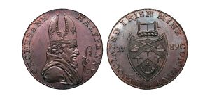 Lot 49 - Wicklow Cronebane Halfpenny D&H 3, Rare, Ex-Cokayne