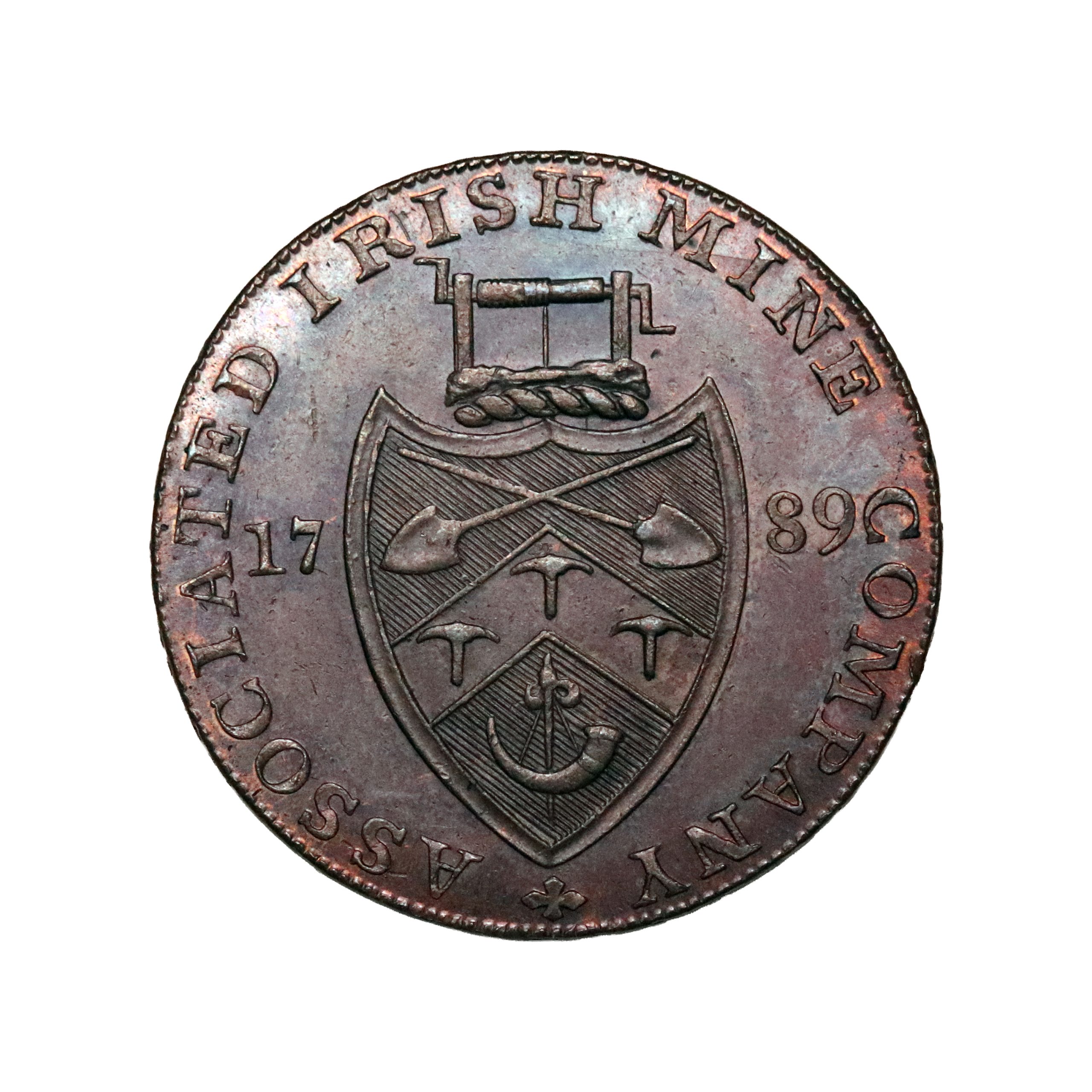 Lot 49 - Wicklow Cronebane Halfpenny D&H 3, Rare, Ex-Cokayne - Image 3