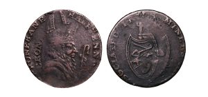 Lot 54 - Wicklow Cronebane Imitation Halfpenny D&H 42, double-struck