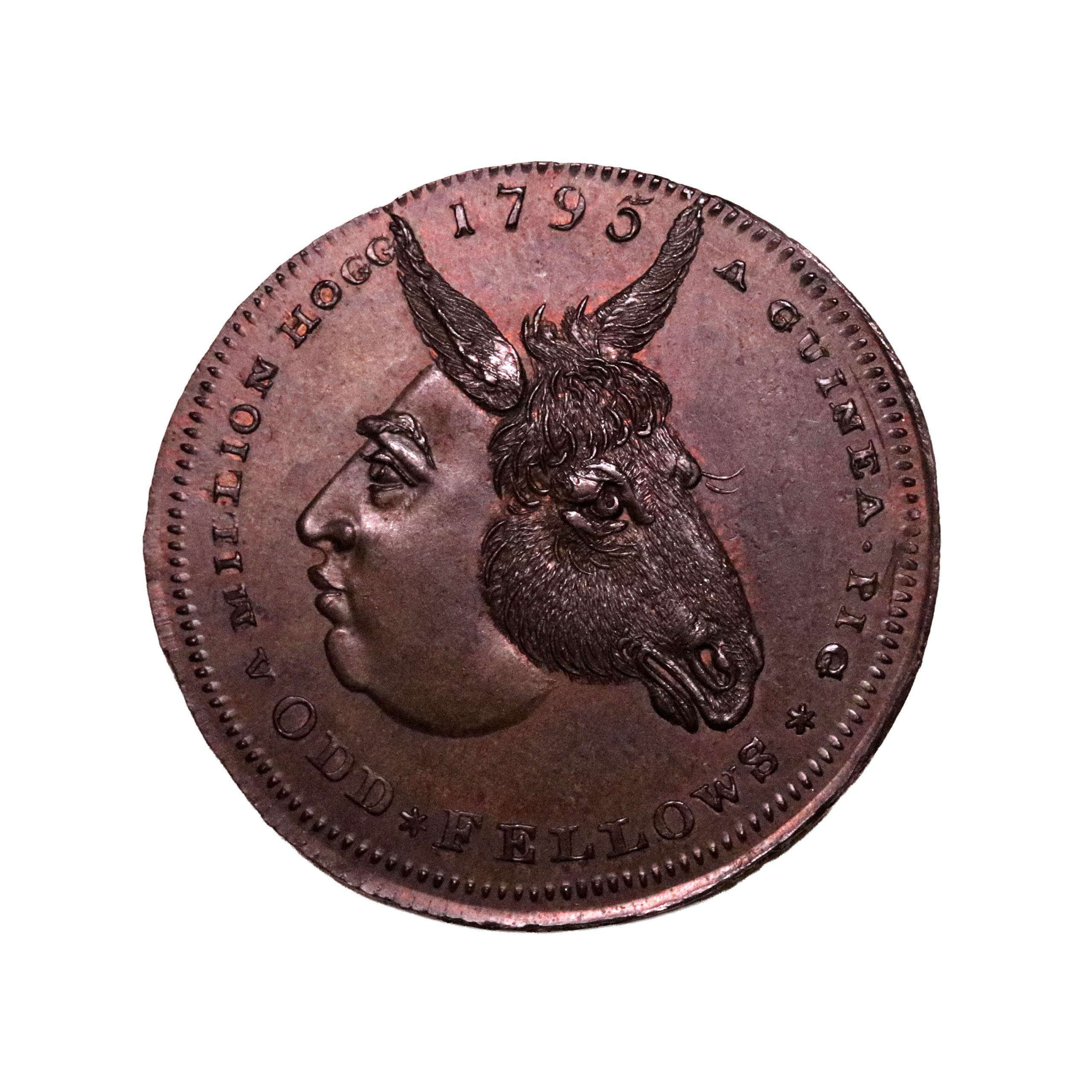 Lot 281 - Spence's Worcestershire Dudley Halfpenny D&H 17b, Rare, Gem, Ex-Jan - Image 3