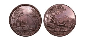 Lot 282 - Spence's Worcestershire Hagley Halfpenny D&H 22, Rare