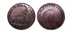 Lot 284 - Skidmore's Worcestershire Stourbridge Halfpenny D&H 32, RR, Ex-Gahlin