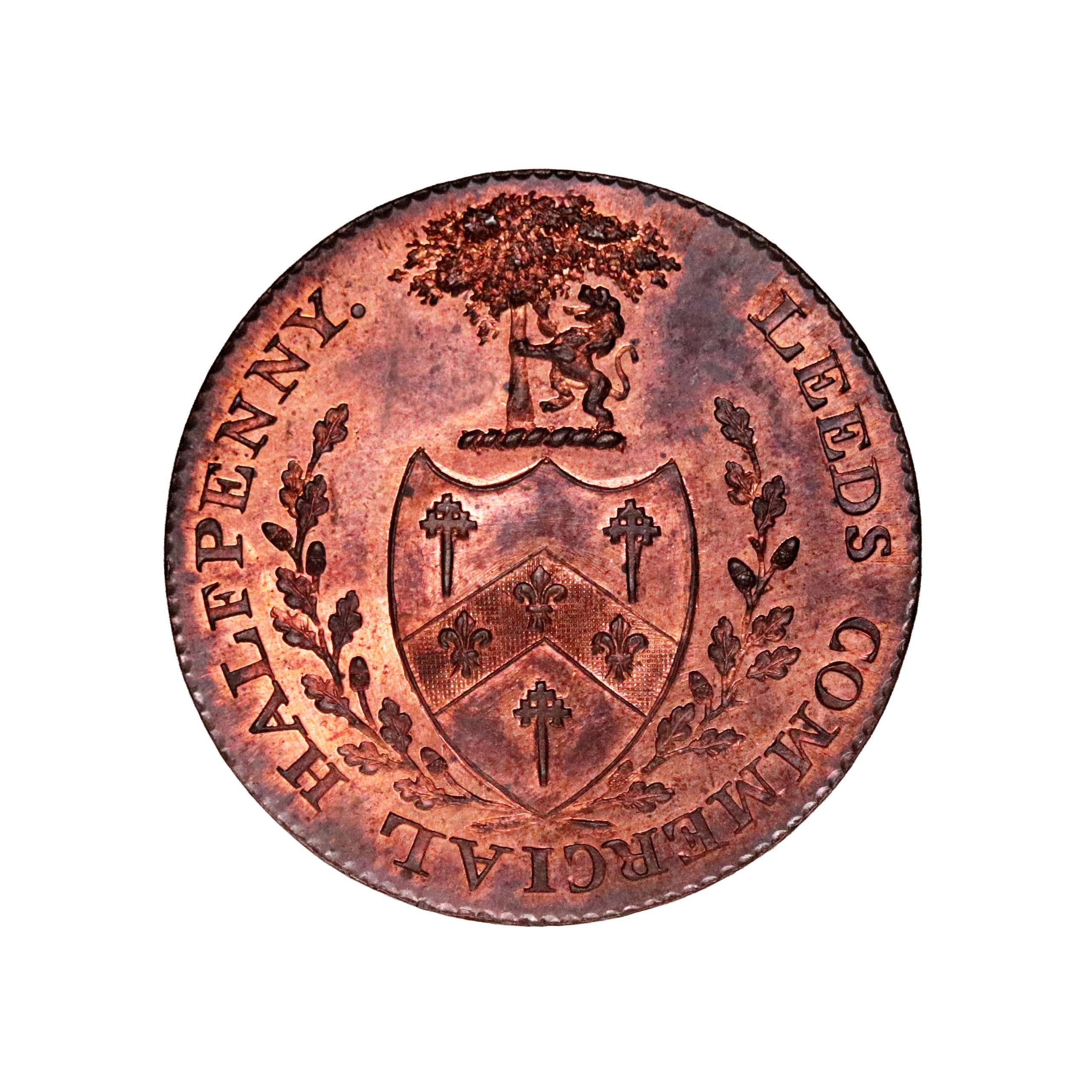 Lot 287 - Birchall's Yorkshire Leeds Halfpenny D&H 28k, RR, Gem, Ex-Dudman - Image 2