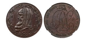 Lot 294 - Westwood's Anglesey Pattern Penny D&H 250, NGC 63, RR