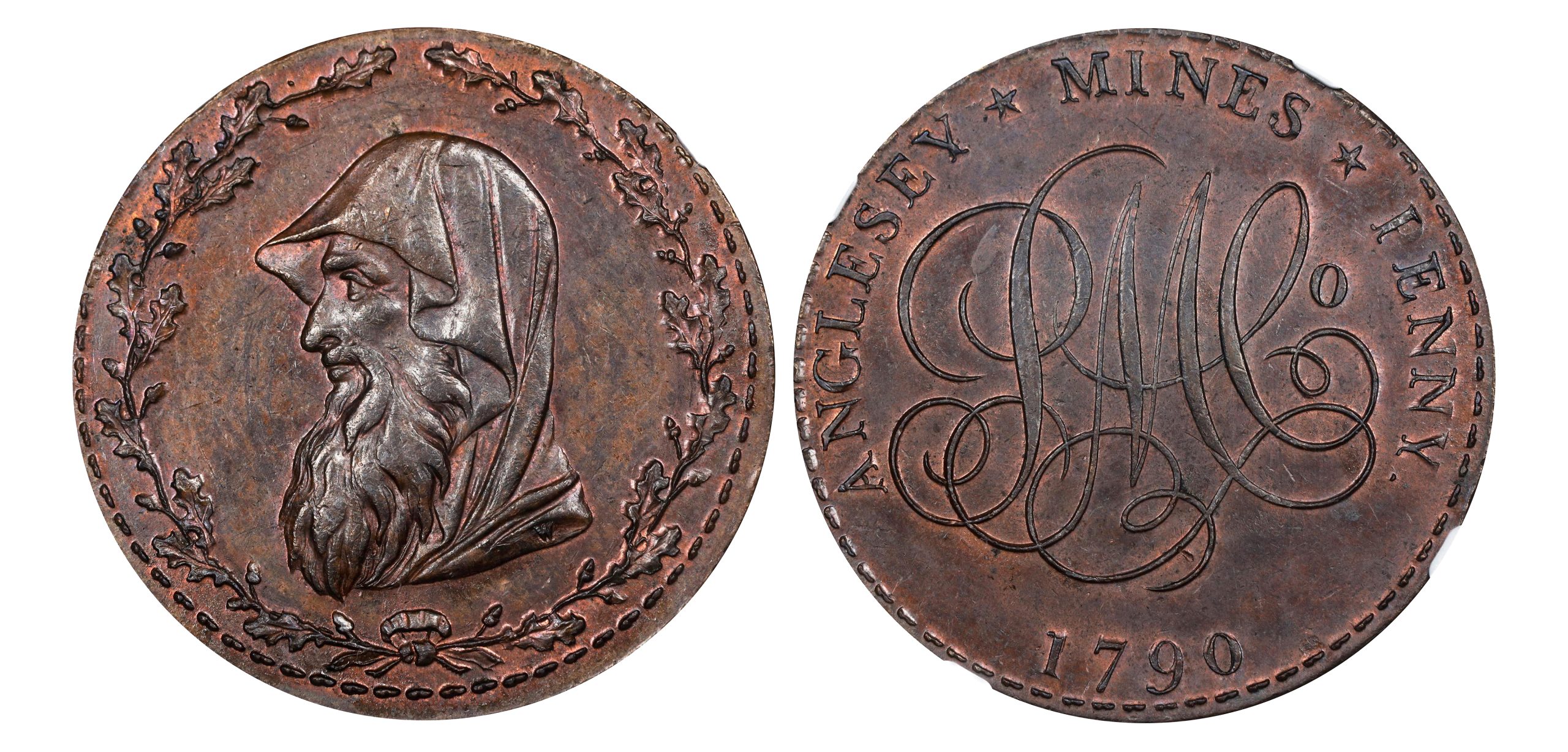 Lot 295 - Williams' Anglesey Pattern Penny D&H 252, NGC 62, RR