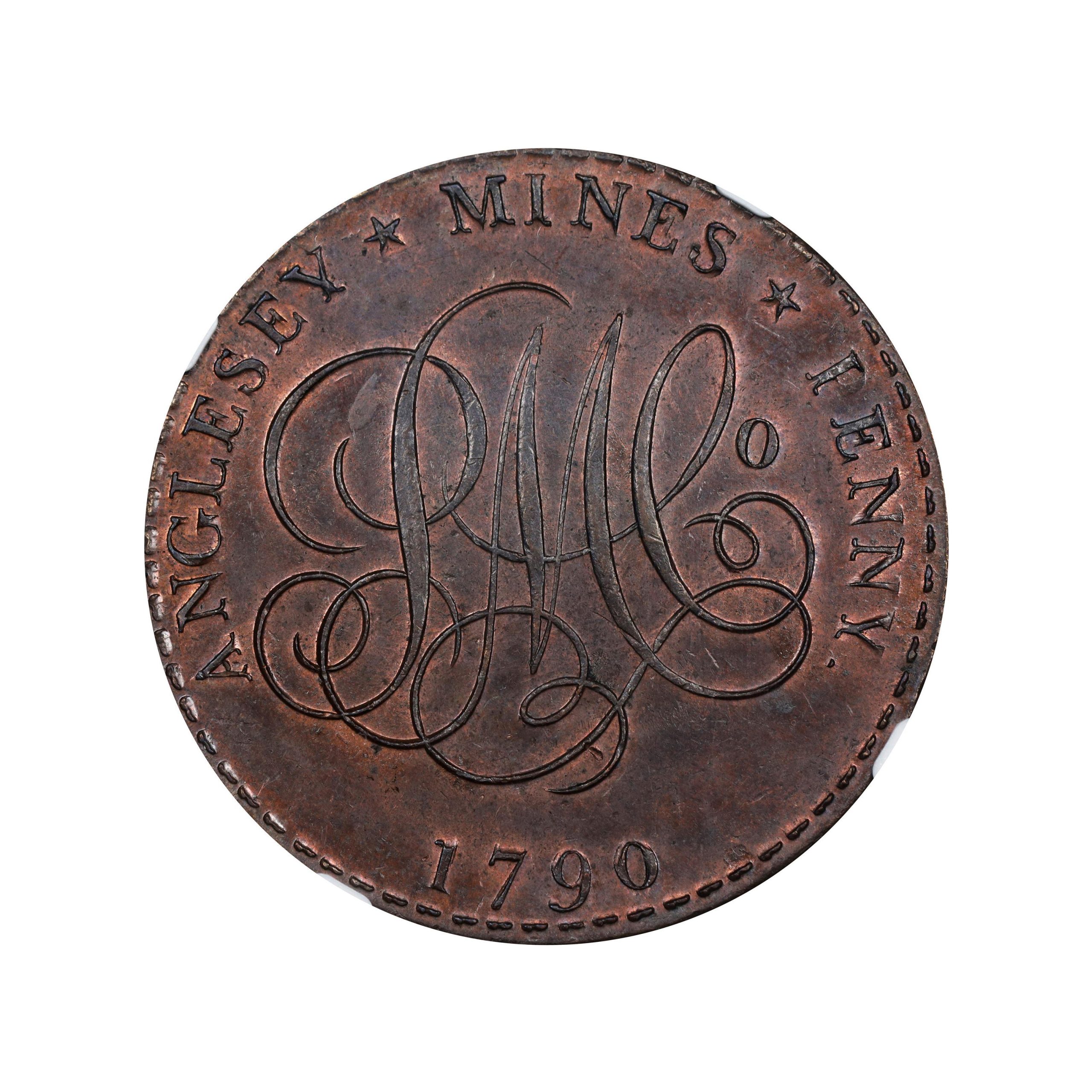 Lot 295 - Williams' Anglesey Pattern Penny D&H 252, NGC 62, RR - Image 3