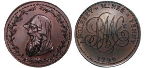 Lot 296 - Williams' Anglesey Pattern Penny D&H 252c, RR