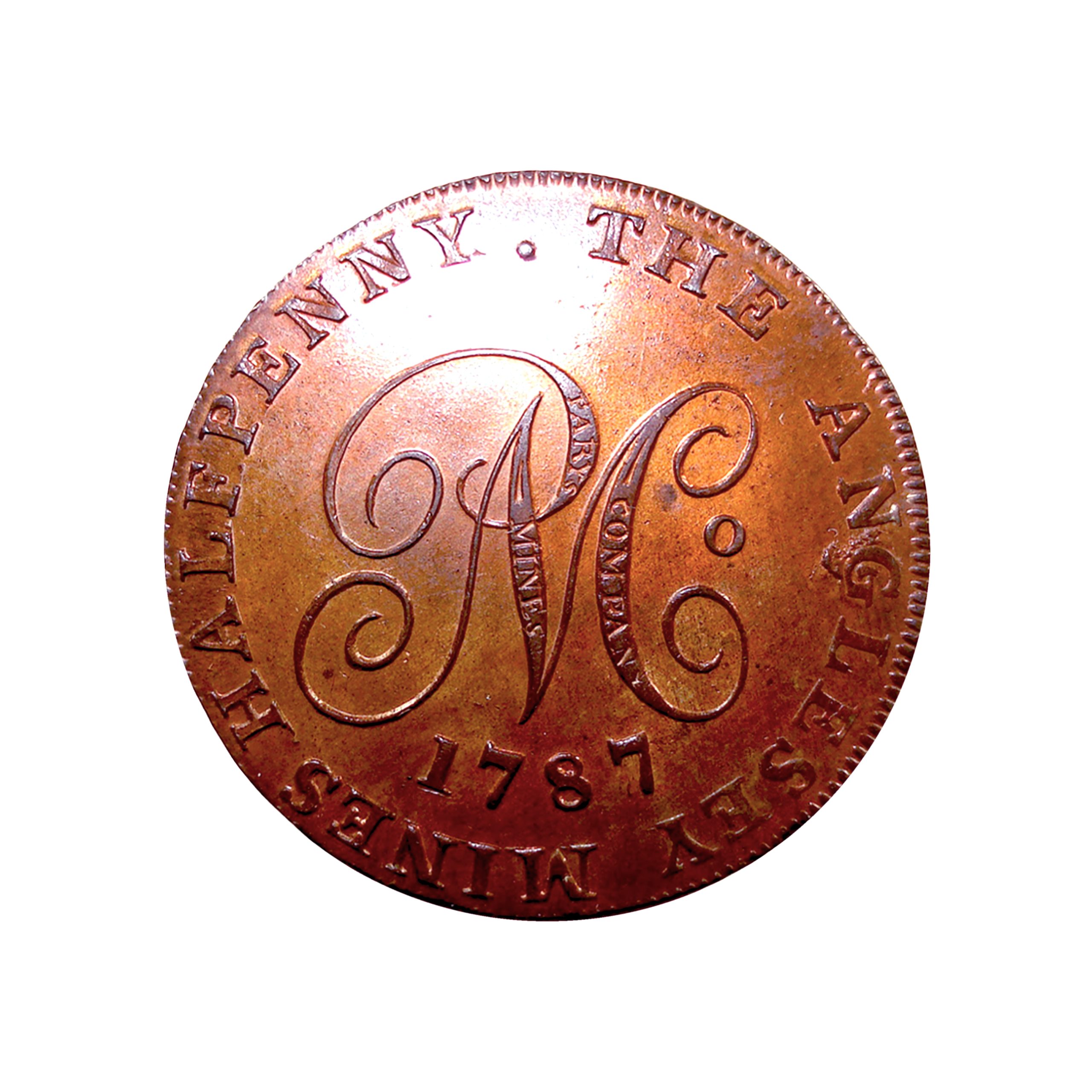 Lot 297 - Westwood's Anglesey Pattern Halfpenny D&H 268, Gem, Ex-Brown/Anderson - Image 3