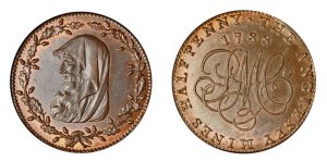 Lot 298 - Anglesey Mines Halfpenny D&H 275, lustrous