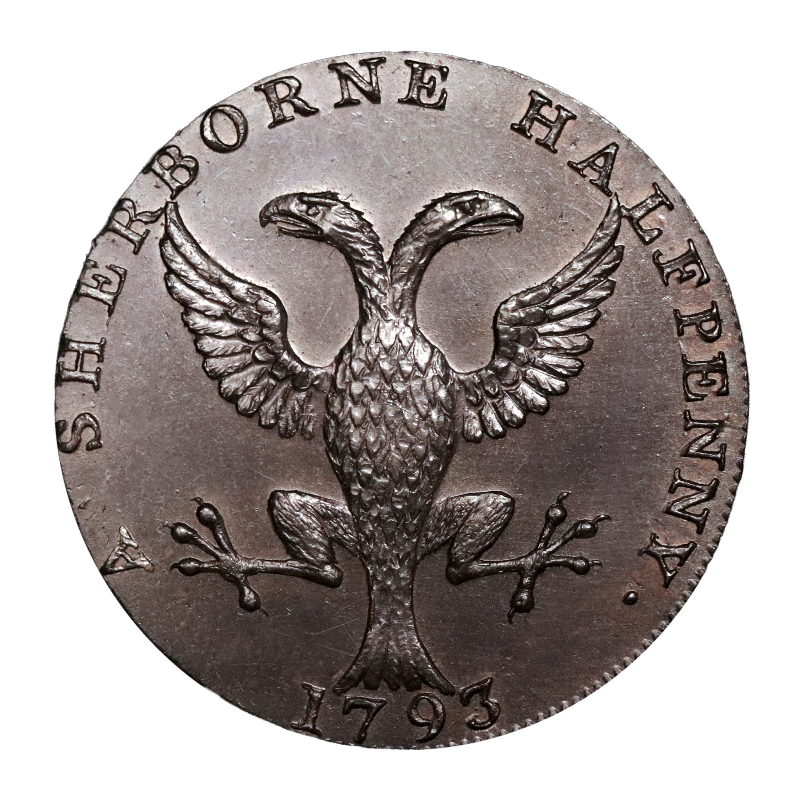 Lot 71 - Westwood's Dorsetshire Sherbourne Halfpenny D&H 7, Bronzed, Gem - Image 2