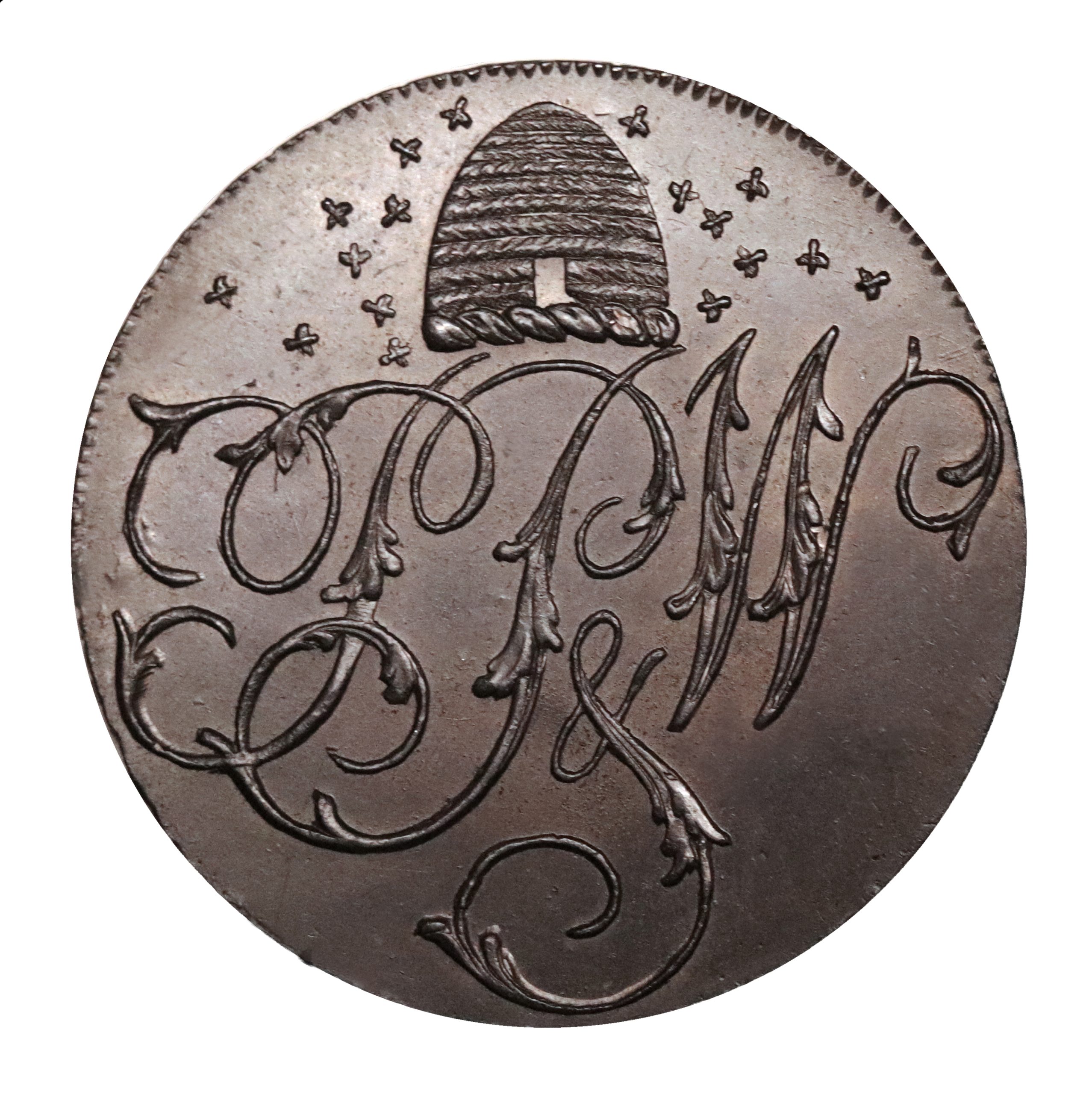 Lot 71 - Westwood's Dorsetshire Sherbourne Halfpenny D&H 7, Bronzed, Gem - Image 3